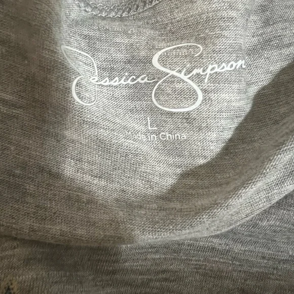 Jessica Simpson Mandala Graphic Tank Top Gray Sz L - Picture 4 of 6